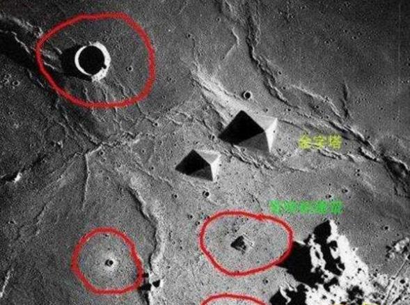 月球上的人造建筑曝光，神秘古建造疑似智能生物遗址