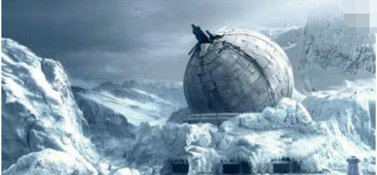 南极卫星拍到地下城市，不冻湖里面藏有外星人基地