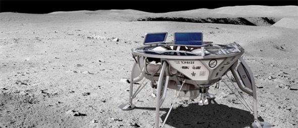 效果图：2017年“SpaceIL”团队登陆月球的登月艇
