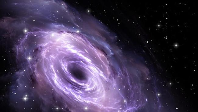 日本天文学家在银河系中心附近的分子气体云中发现比太阳大10万倍的黑洞