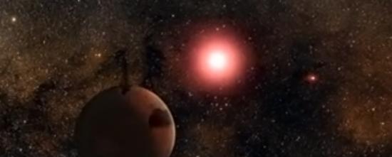 一颗新发现的系外行星忽略主恒星的伴星