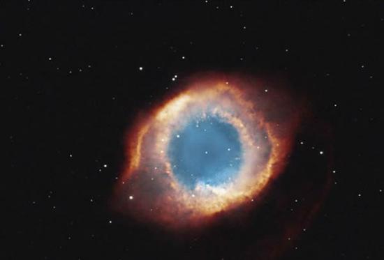 美国天文爱好者拍摄的螺旋星云