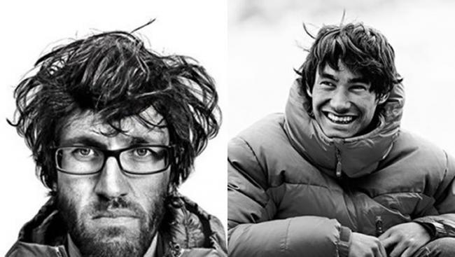与罗斯凯利同行的另外两名奥地利籍登山家奥尔（左）和拉马（右）。（图／翻摄自Instagram／hansjoergauer、davidlama_official）