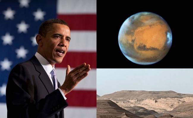 奥巴马推动2030年前送人上火星。