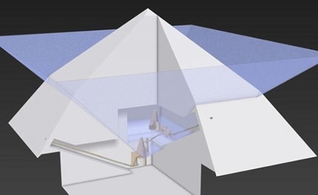 专家绘制出金字塔3D结构图。