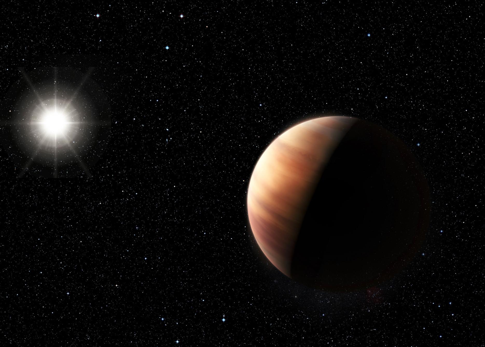 天文学家发现一颗类似木星的行星围绕一颗类似太阳的恒星HIP 11915运转