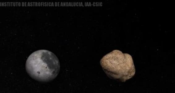 天文学家亲眼目睹一颗小行星撞击月球