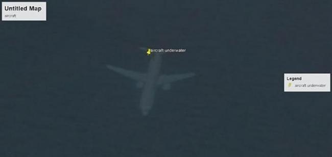 英格兰南约克郡居民查看谷歌地图时在苏格兰海岸发现“坠海”飞机