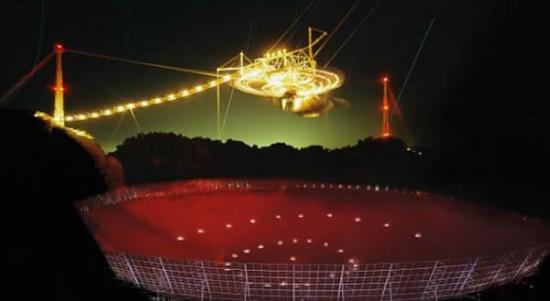 波多黎各的阿雷西博天文台，拥有世界上最大的射电抛物面天线。在埃利奥特看来，借助望远镜观测太空就像是透过一根吸管观察夜空。“望远镜对目标区域进行搜寻，面积只占整个