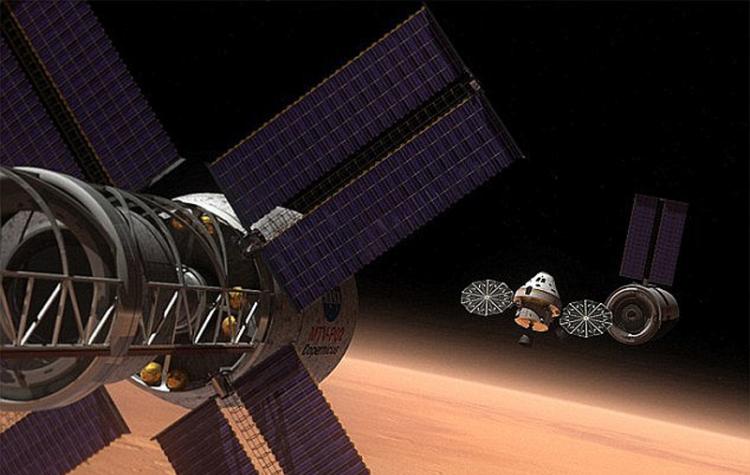 美国宇航局的终极目标是在2030年左右将人类送上火星。今年12月份，他们将首次测试“猎户座”(Orion)飞船，它将被用于接送宇航员回归地球，也可用于火星任务。