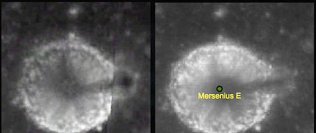 月球表面发现外星人月球基地屋顶的天线？