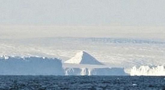南极发现人造金字塔？