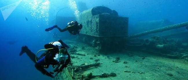 “海王星”探险队在塞瓦斯托波尔海岸附近发现一艘古罗马沉船