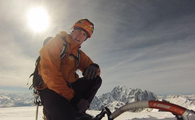 巴拉德在上月完成独自在同一冬季，攀登阿尔卑斯山脉6座山峰的创举。