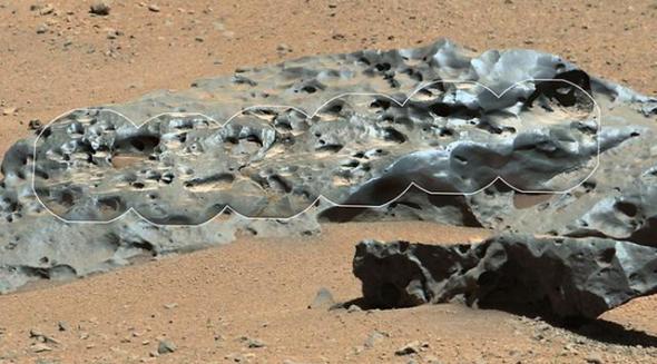 好奇号火星车在火星发现铁陨石