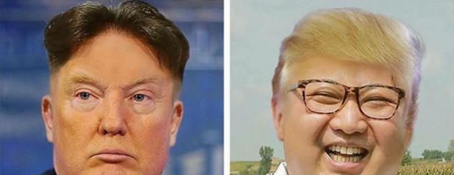 美国总统特朗普和朝鲜领导人金正恩互换发型会怎么样