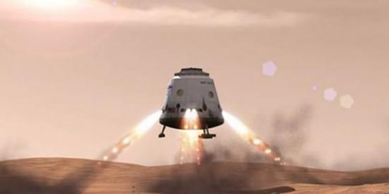 SpaceX声称进一步掌握火箭重返地球的技术，图为模拟图片。