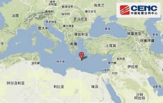 希腊克里特岛发生6.0级地震