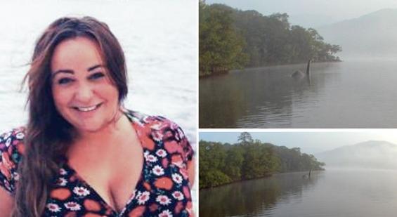 英国24岁女摄影师威廉斯(Ellie Williams)称声在温德米尔湖拍得奇怪生物