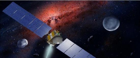曙光号太空船正探测太阳系小行星带中第2大天体「灶神星」。