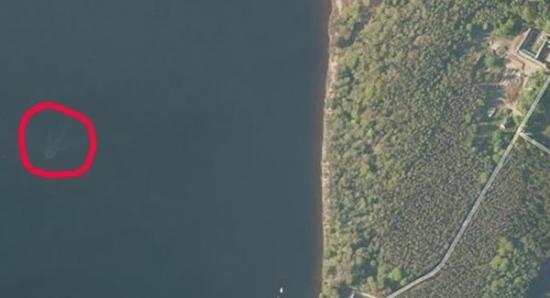 两名英国男子从iPhone卫星地图APP影像中发现疑似尼斯湖水怪身影