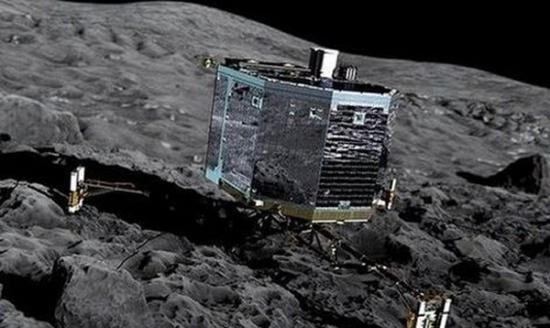 登陆器登陆彗星模拟图