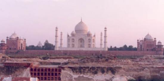 印度泰姬陵对面发现神秘宫殿遗址 疑为传说中的“黑色泰姬陵”