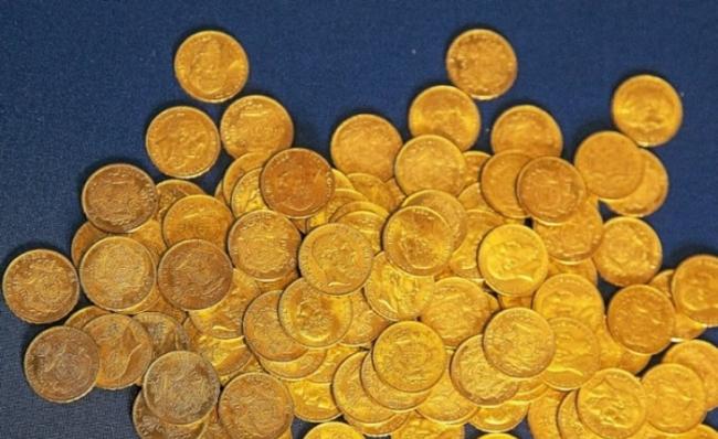 法国房屋内发现600个古董金币 估价逾数十万欧元