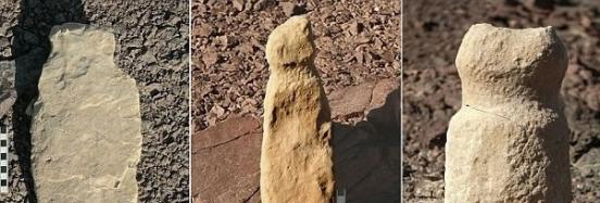 专家考挖出多个阴茎状石雕