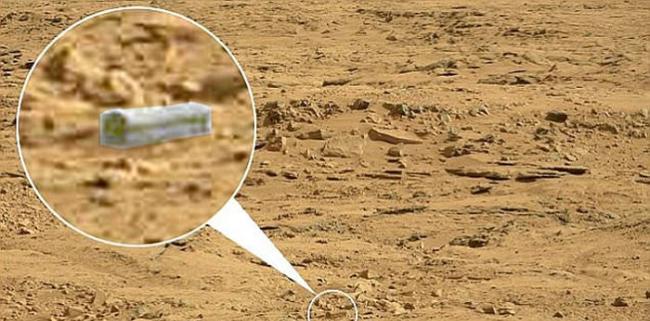 YouTube用户WhatsUpInTheSky37发现的所谓“火星棺材”