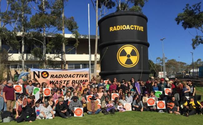 大批居民反对南澳政府兴建核废料储存设施。