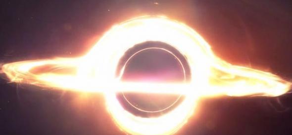该黑洞边缘的自转线速度为29.8万公里/秒，几乎达到了光速！