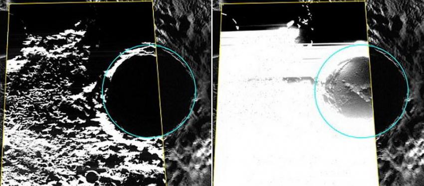 目前，美国宇航局“信使号”探测器首次拍摄到水星陨坑中存在冰水物质，这一创新发现揭晓该行星极地区域存在冰层的大小和外型，同时，有助于我们发现水资源如何传输至系内其