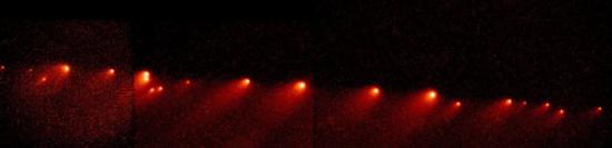 1994年7月“苏梅克－利维9号”彗星撞击木星