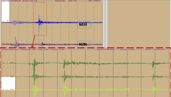 中国地震台网中心波形数据图