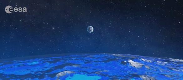 2009年，美国宇航局的月球陨坑观测与传感卫星（LCROSS）对月球南极地下的物质化学构成进行了分析，结果发现了水冰痕迹。欧航局希望确定月球上的其他地区是否存在