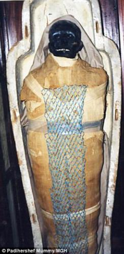2500年前木乃伊出棺清洗和修复过程