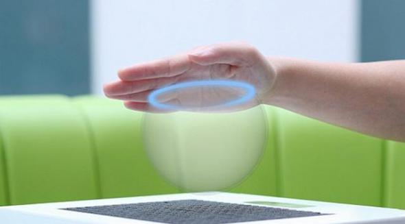 布里斯托尔大学科学家研制的全息成像技术，能够通过触觉感应