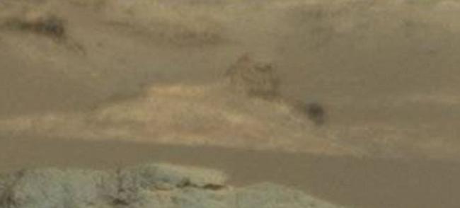 天文爱好者称观察火星图像时发现神秘岩石结构颇似埃及狮身人面像