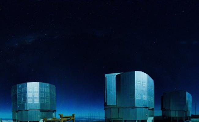 超大望远镜位于智利，成功拍摄到新生行星的诞生图片。