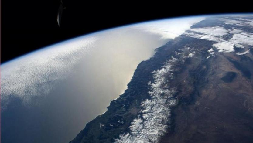 宇航员在国际空间站上拍摄的安第斯山脉