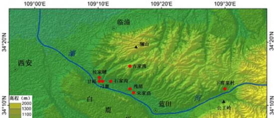 蓝田地区新发现旧石器地点(王社江供图)
