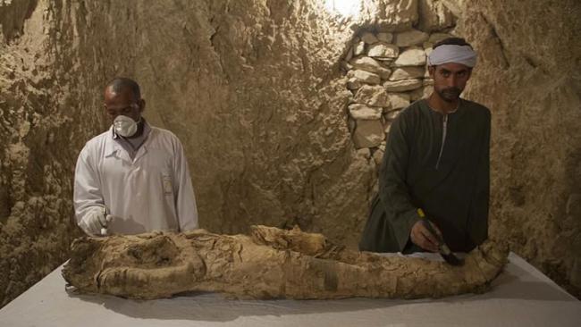 埃及古墓发现3500年前木乃伊 身分疑是“新王国”高级官员