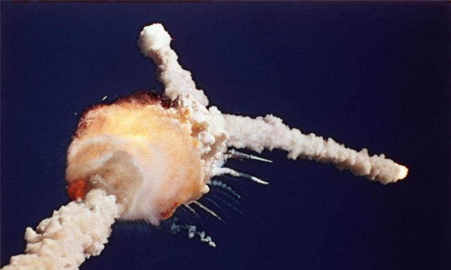 1986年1月28日，“挑战者号”在升空后73秒时，爆炸解体坠毁。