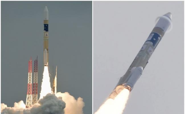 搭载“引路”二号机的火箭顺利升空。