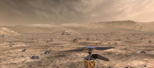 美国宇航局的喷气推进实验室正在研发一直小型无人直升机，用于未来火星探测器的导航。