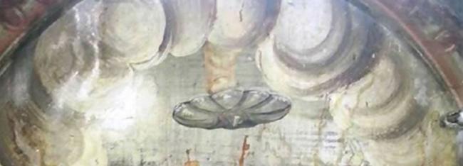 罗马尼亚教堂13世纪壁画上竟出现UFO？
