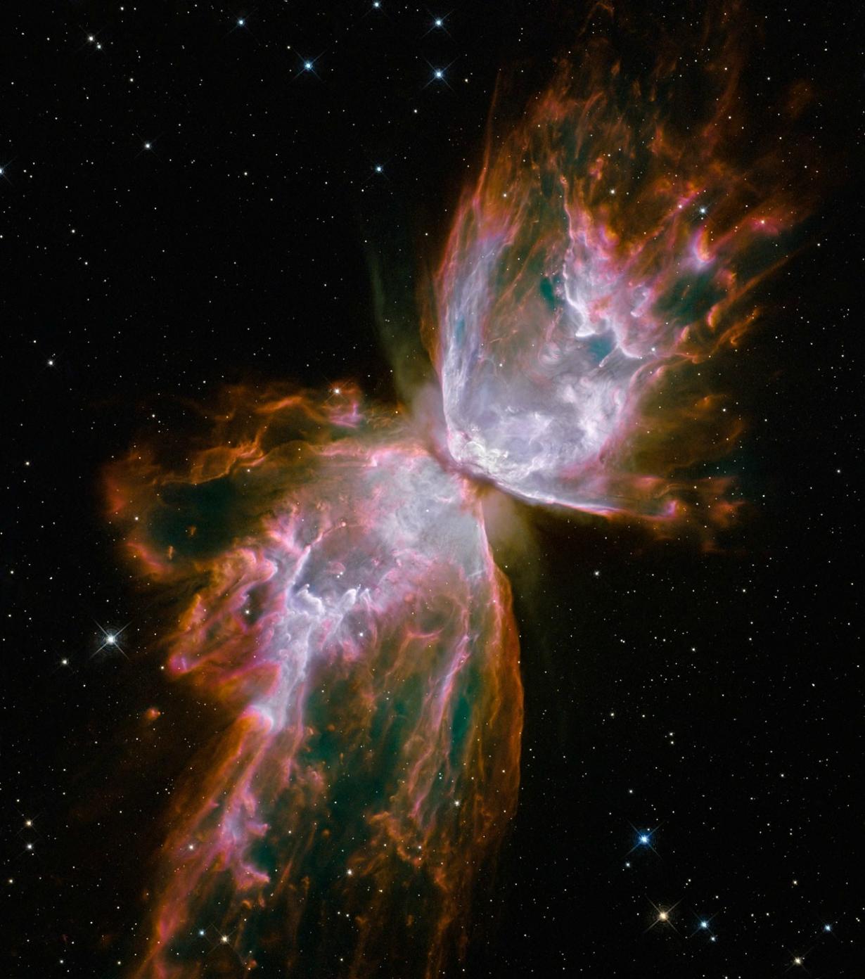 欧洲航天局发现蝴蝶状星云“NGC 6302”