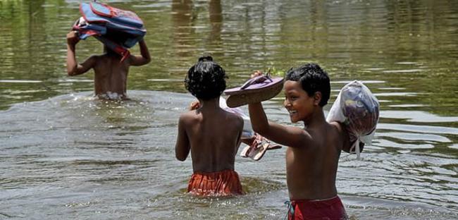 南亚严重水灾造成600多人死亡 孟加拉虎陈尸河面
