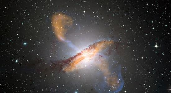 黑洞对星系产生影响